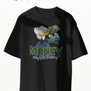 Money Addiction Graphic Printed T-shirt