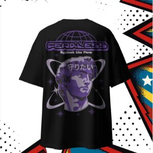 Fearless back print t-shirt