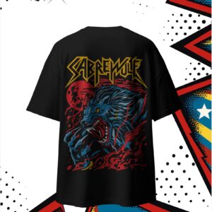 Sabrewolf back print